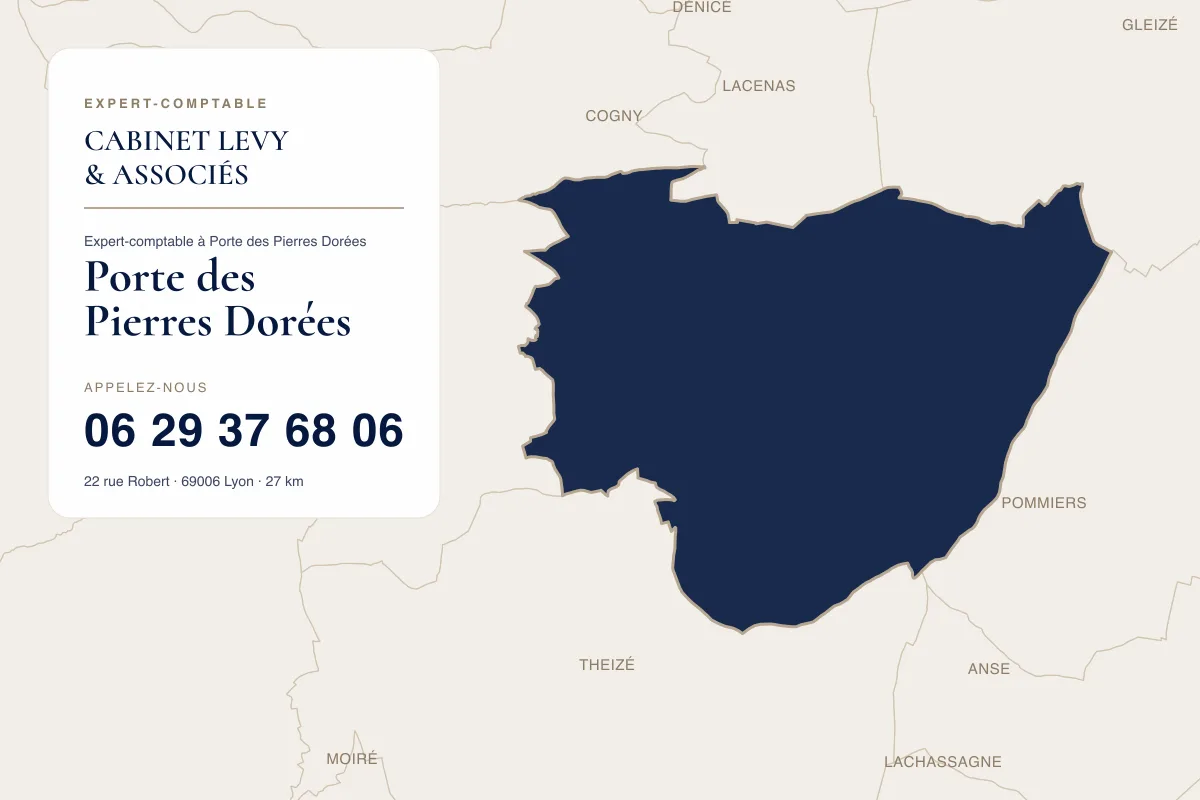 Expert comptable à Porte des Pierres Dorées